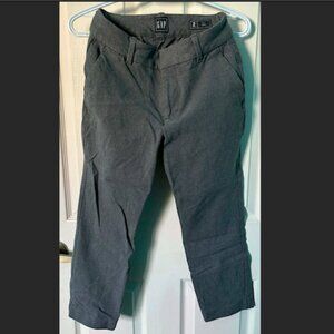 GAP High Rise Slim Pants - Petite Size 2 Heather grey